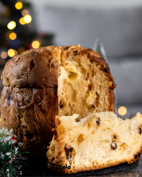 Panettone Artesanal de Arándanos  y Naranja Confitada
